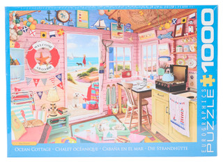 Thumbnail 1: Eurographics 1000 Pc Ocean Cottage Jigsaw Puzzle 