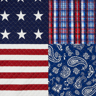 Thumbnail 8: AVANTI Americana Reversible Quilt Set 