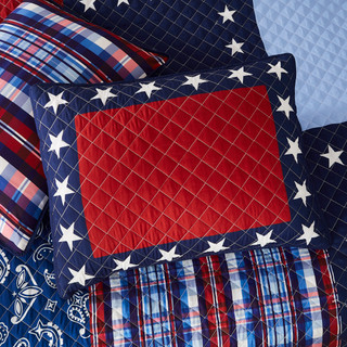 Thumbnail 9: AVANTI Americana Reversible Quilt Set 