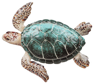 Thumbnail 1: JD YEATTS 11x10 Metal Turtle Wall Hanging 