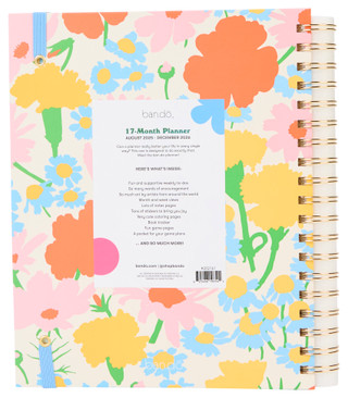 Thumbnail 2: BAN.DO 17 Month Spiral Floral Planner 