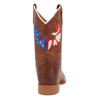 Thumbnail 4: DAN POST Kids Freedom Flight Leather Cowboy Boots 