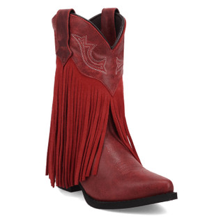 Thumbnail 1: DAN POST Girls  Happy Trails Leather Cowboy Boots 