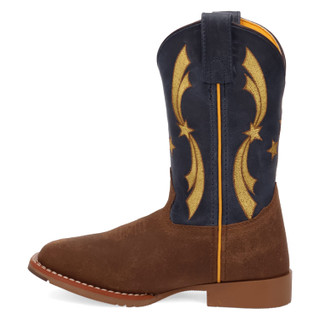 Thumbnail 2: DAN POST Little Kids Lane Leather Cowboy Boots 