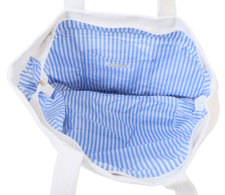 Thumbnail 3: SHIRALEAH Bride Embroidered Terry Tote 