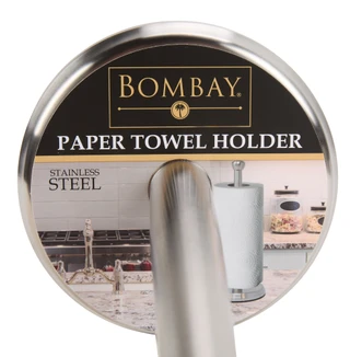 Thumbnail 2: Bombay Stainless Steel Paper Towel Holder  
