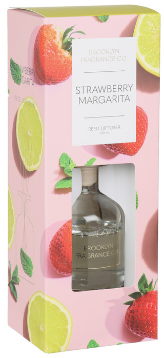 Thumbnail 1: BROOKLYN FRAGRANCE Strawberry Margarita Reed Diffuser 