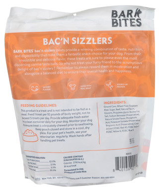 Thumbnail 2: Bar Bites 20 oz Bac'N Sizzler Dog Treats 