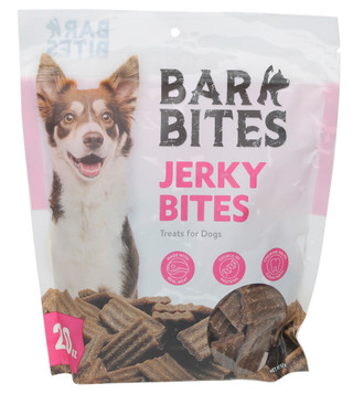Thumbnail 1: Bar Bites 20 oz Jerky Bites Dog Treats 
