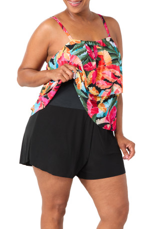 Thumbnail 3: Trimshaper Plus Roxy Vintage Jungle Swim Dress 