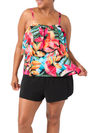 Thumbnail 2: Trimshaper Plus Roxy Vintage Jungle Swim Dress 