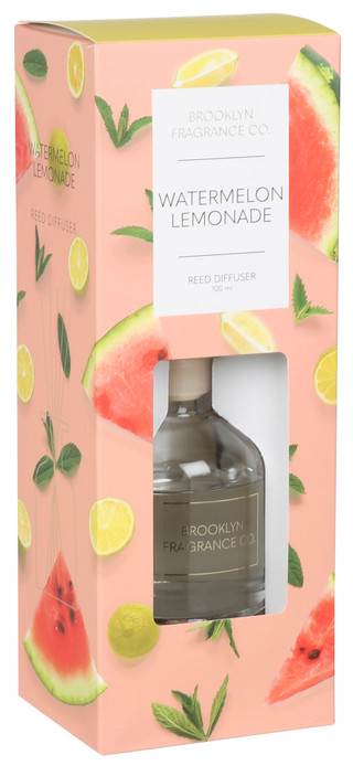 Thumbnail 1: BROOKLYN FRAGRANCE Watermelon Lemonade Reed Diffuser 