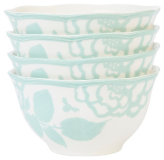 Thumbnail 3: Lenox 4 Pk Butterfly Meadow Cottage Rice Bowls 