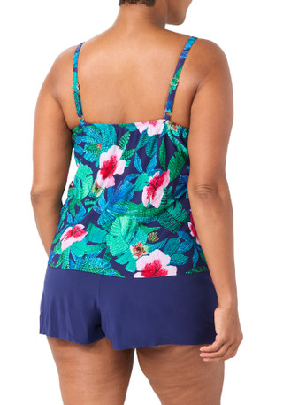 Thumbnail 3: Trimshaper Plus Farrah Jungle Oasis Swimsuit 