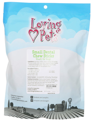 Thumbnail 2: Loving Pets 16 oz Small Dental Chew Sticks Dog Treats 