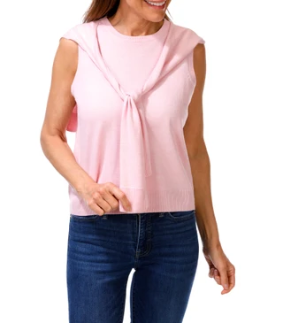 Thumbnail 1: Cece Women's Sleeveless Shoulder Wrap Top 