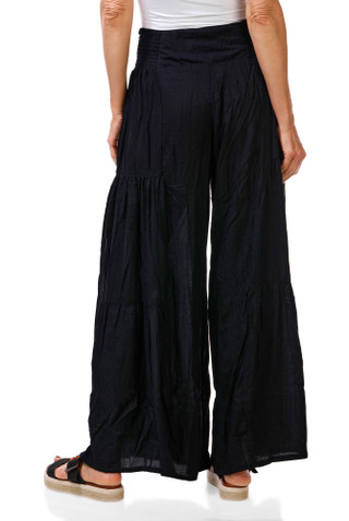Thumbnail 4: ROMANTIC GYPSY Women's Tiered Gauze Wide Leg Pants 