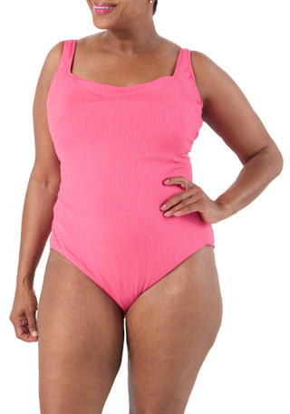 Thumbnail 1: Bleu Rod Beattie Women's Plus Square Neck Tankini Swimsuit 