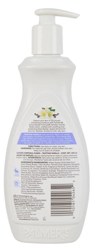 Thumbnail 2: Palmer's 13.5 oz Tahitian Vanilla Daily Body Lotion 