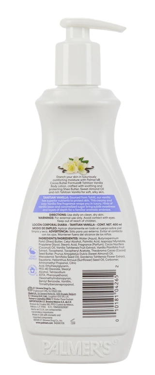 Thumbnail 2: Palmer's 13.5 oz Tahitian Vanilla Daily Body Lotion 