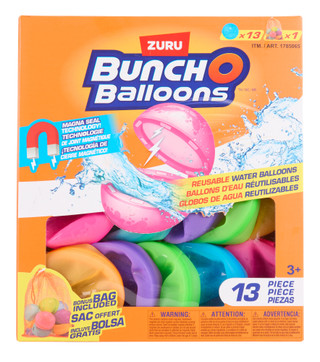 Thumbnail 1: Zuru 13 Pk Reusable Water Ballons with Bag 