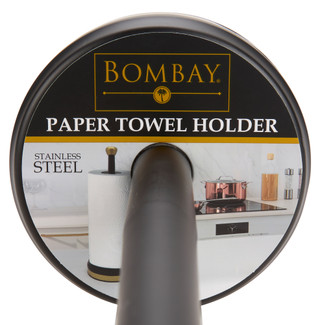 Thumbnail 2: Bombay Stainless Steel Paper Towel Holder  