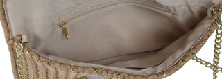 Thumbnail 2: SOL AND MER Straw Lurex Clutch 
