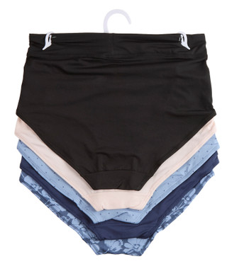 Thumbnail 2: Gloria Vanderbilt Plus 5-Pack Brief Panties 