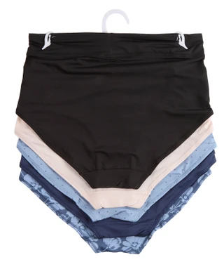 Thumbnail 2: Gloria Vanderbilt Plus 5-Pack Brief Panties 