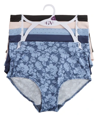 Thumbnail 1: Gloria Vanderbilt Plus 5-Pack Brief Panties 