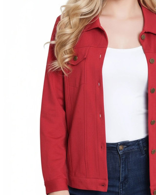 Thumbnail 3: Ny Collection  Petite Ponte Cropped Jacket 