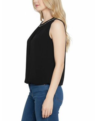 Thumbnail 4: Ny Collection Women's Solid Sleeveless Blouson Top 