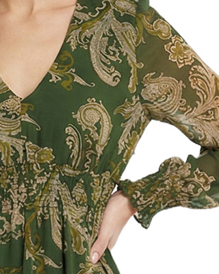 Thumbnail 2: Ny Collection Women's Chiffon Smocked Waist Tiered Dress 
