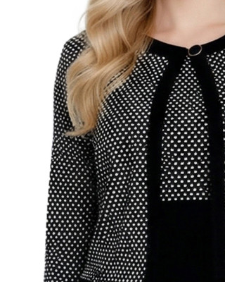 Thumbnail 8: Ny Collection Petite 2 Pc. Sheath Dress & Textured Cropped Jacket Set 