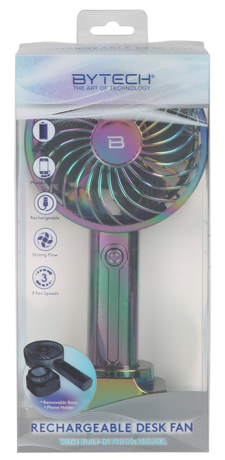 Thumbnail 1: BYTECH Rechargeable Desk Fan 