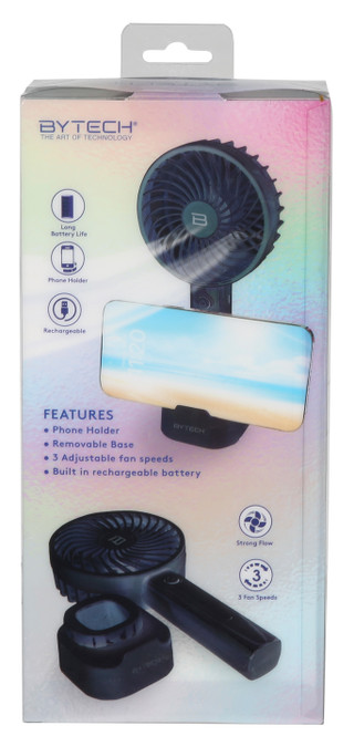 Thumbnail 2: BYTECH Rechargeable Desk Fan 