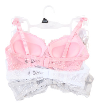 Thumbnail 4: Rene Rofe Women's 3 Pk Extreme Push Up Bras 