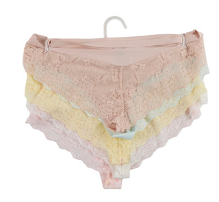 Thumbnail 2: Jessica Simpson Women's 5 Pk Lacey Thong Panties 