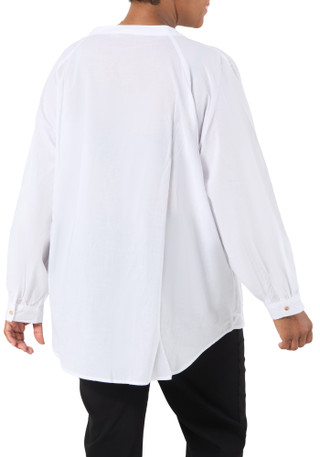 Thumbnail 2: HESTER AND ORCHARD Women's Plus Applique Button Up Top 