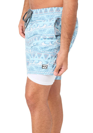 Thumbnail 2: BILLABONG Men's Print Swim Shorts  