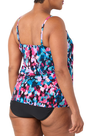 Thumbnail 2: Miraclesuit Women's Beachcombing Carma Tankini Top 