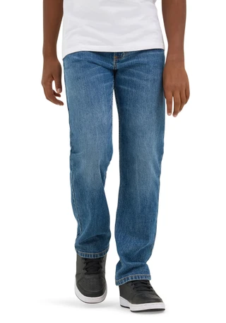 Thumbnail 1: Wrangler Big Boy's Classic Straight Denim Jeans 