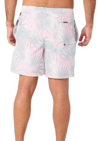 Thumbnail 2: Quiksilver Men's Palm Print Swim Shorts 