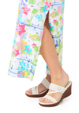 Thumbnail 6: ANA CLARE Women's Sleeveless Tropical Print Dress 