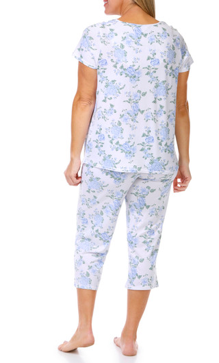 Thumbnail 2: Laura Ashley Women's 2 Pc Floral Pajama Pants Set 
