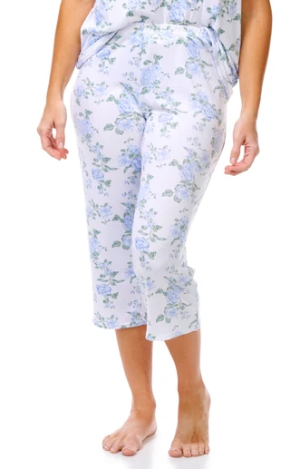 Thumbnail 3: Laura Ashley Women's 2 Pc Floral Pajama Pants Set 