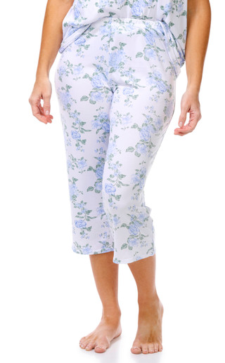 Thumbnail 3: Laura Ashley Women's 2 Pc Floral Pajama Pants Set 
