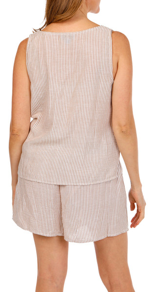 Thumbnail 5: Cece Women 2 Pc Stripe Tank and Short Set 