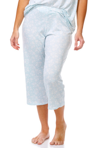 Thumbnail 3: Laura Ashley Women's 2 Pc Floral Pajama Pants Set 