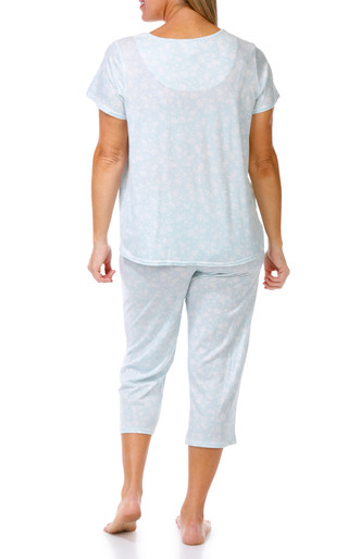 Thumbnail 4: Laura Ashley Women's 2 Pc Floral Pajama Pants Set 